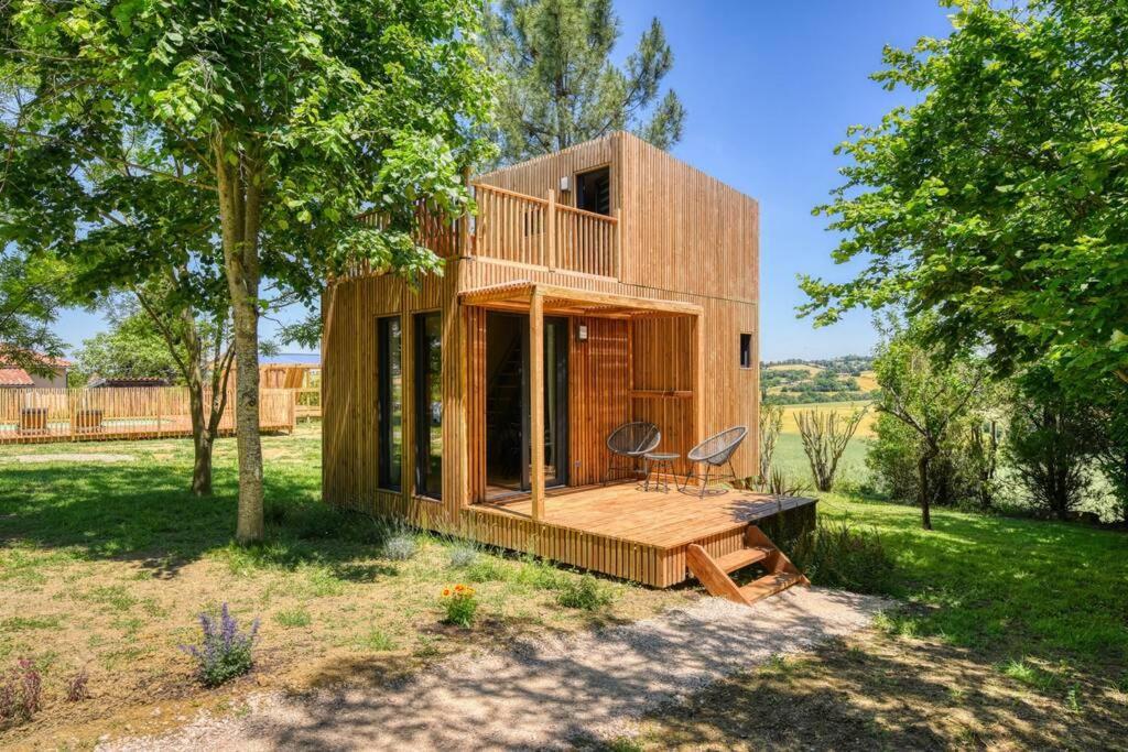 Chalet De Charme Avec Piscine Villa Aurade Eksteriør billede
